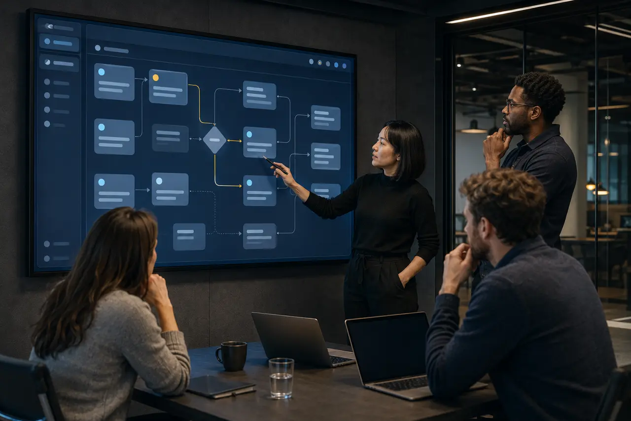 Product team building a polished internal operations tool