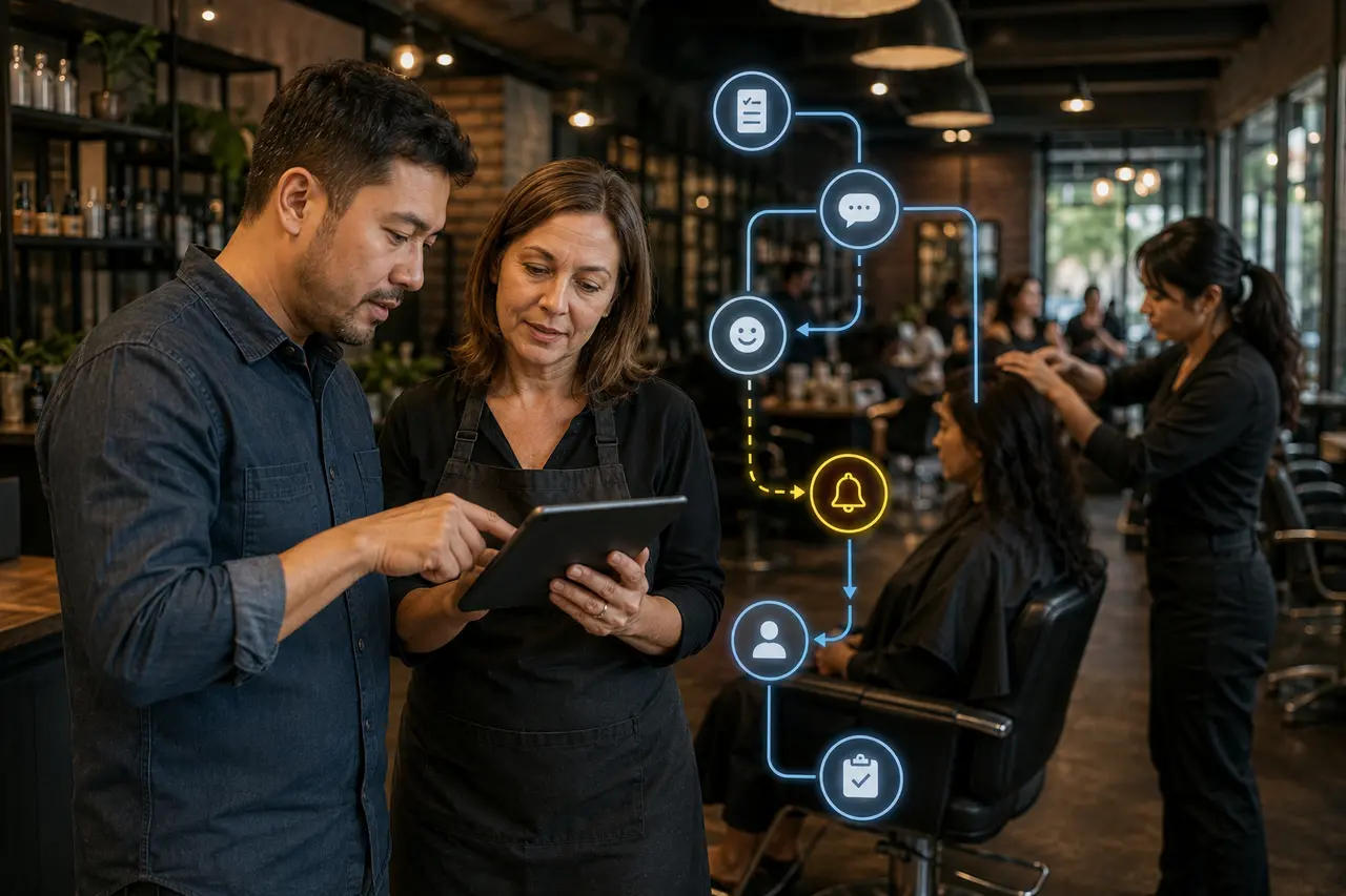 Customer feedback automation tracking review requests and retention campaigns