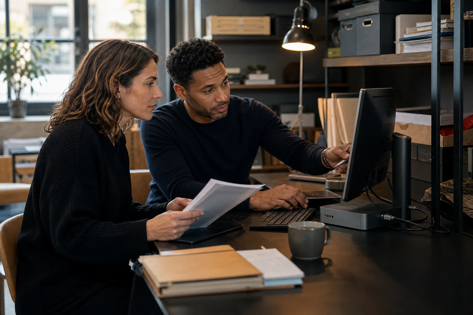 A consultant and small-business owner configuring a private AI assistant on a local workstation